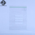 Transparent pe food packing bags with zipper